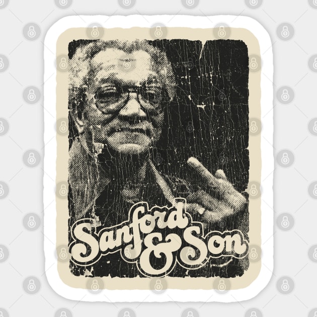 BALCKOUT - FRED SANFORD Sticker by regencyan